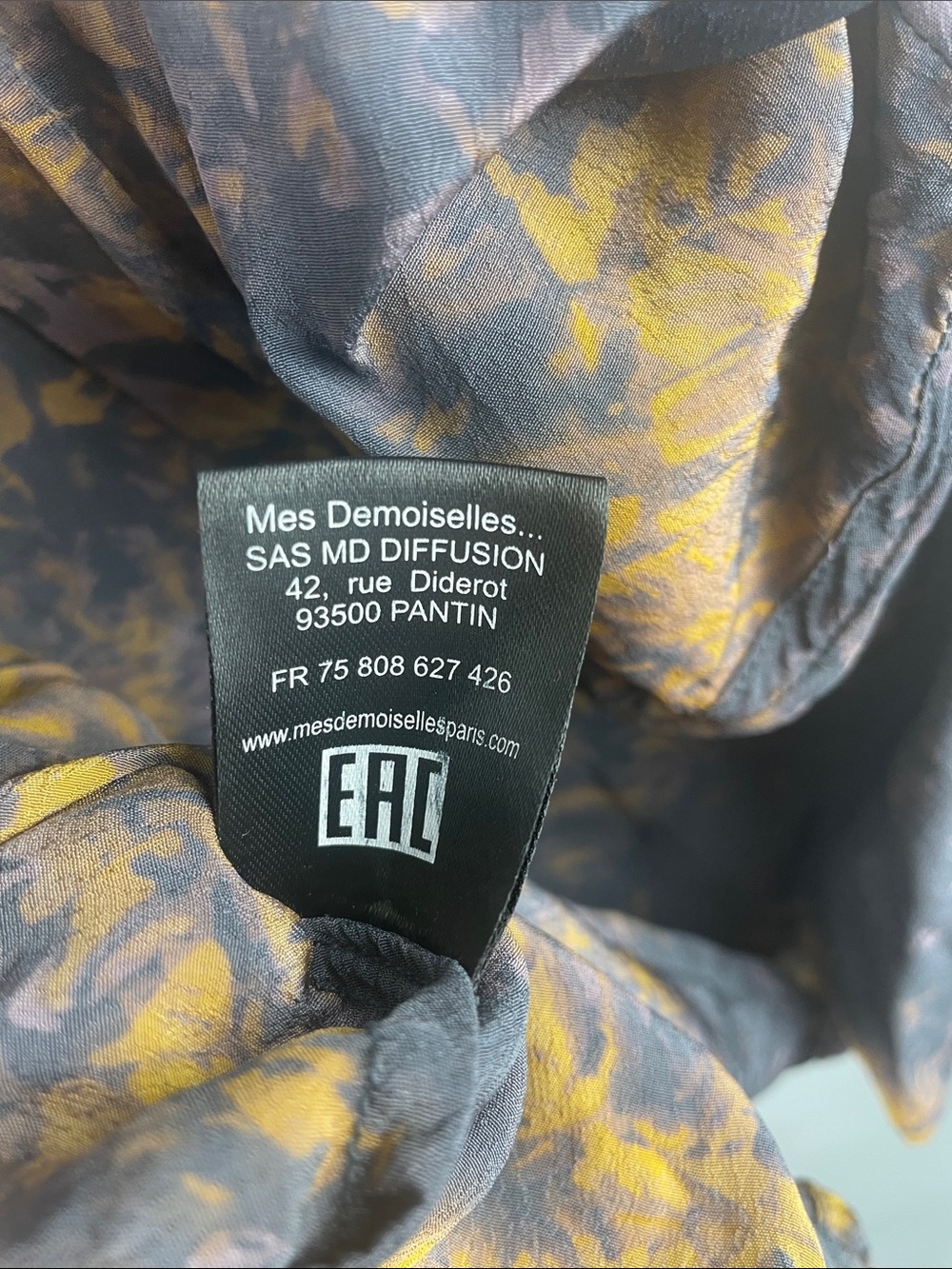 Mes Demoiselles Paris tie-dye top Size 4-8 - Picture 15 of 16